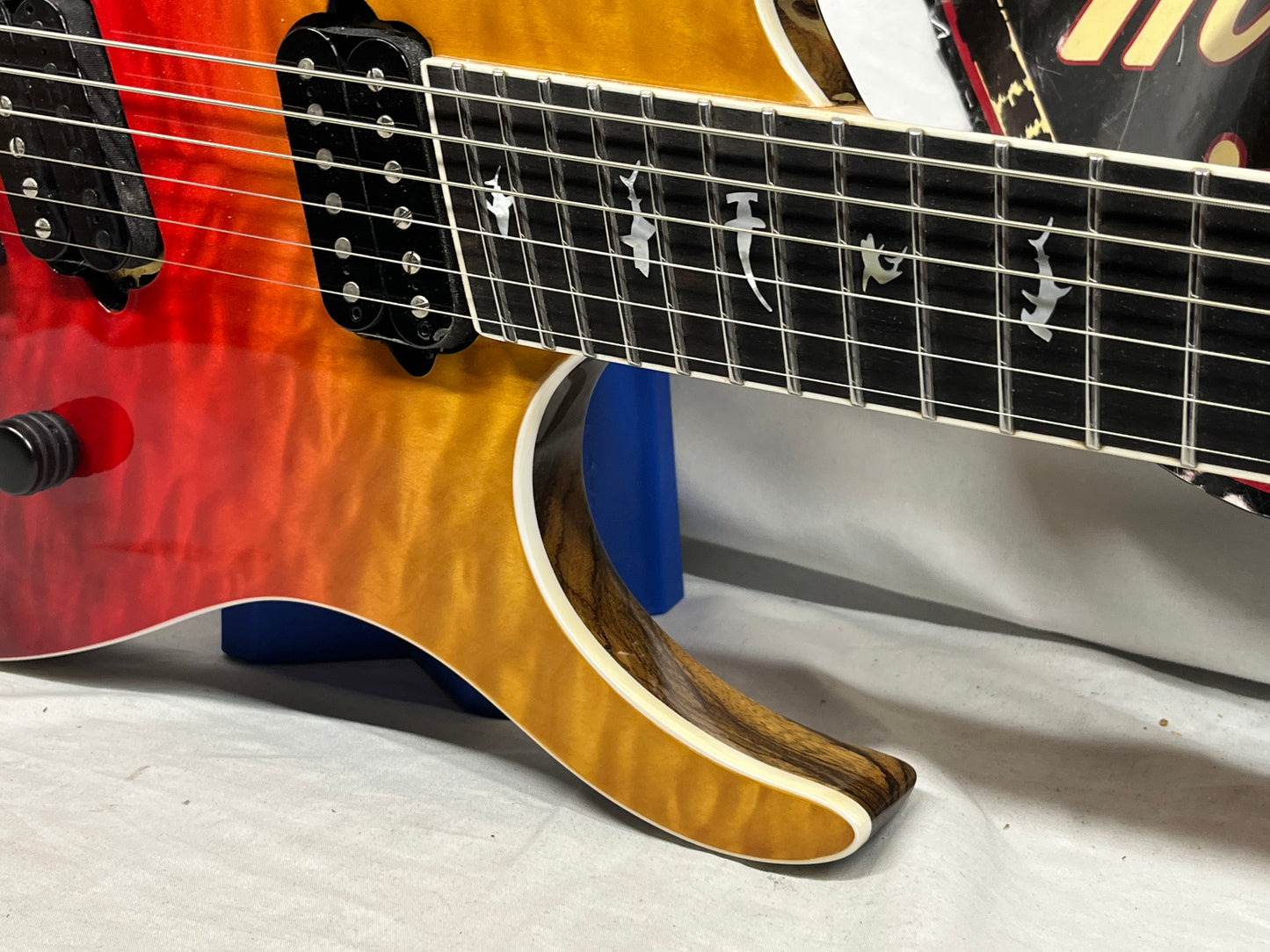 Ormsby Hype GTR Shark Cutout Semi-Hollow Body Multiscale HH Electric Guitar