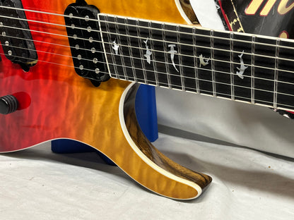 Ormsby Hype GTR Shark Cutout Semi-Hollow Body Multiscale HH Electric Guitar