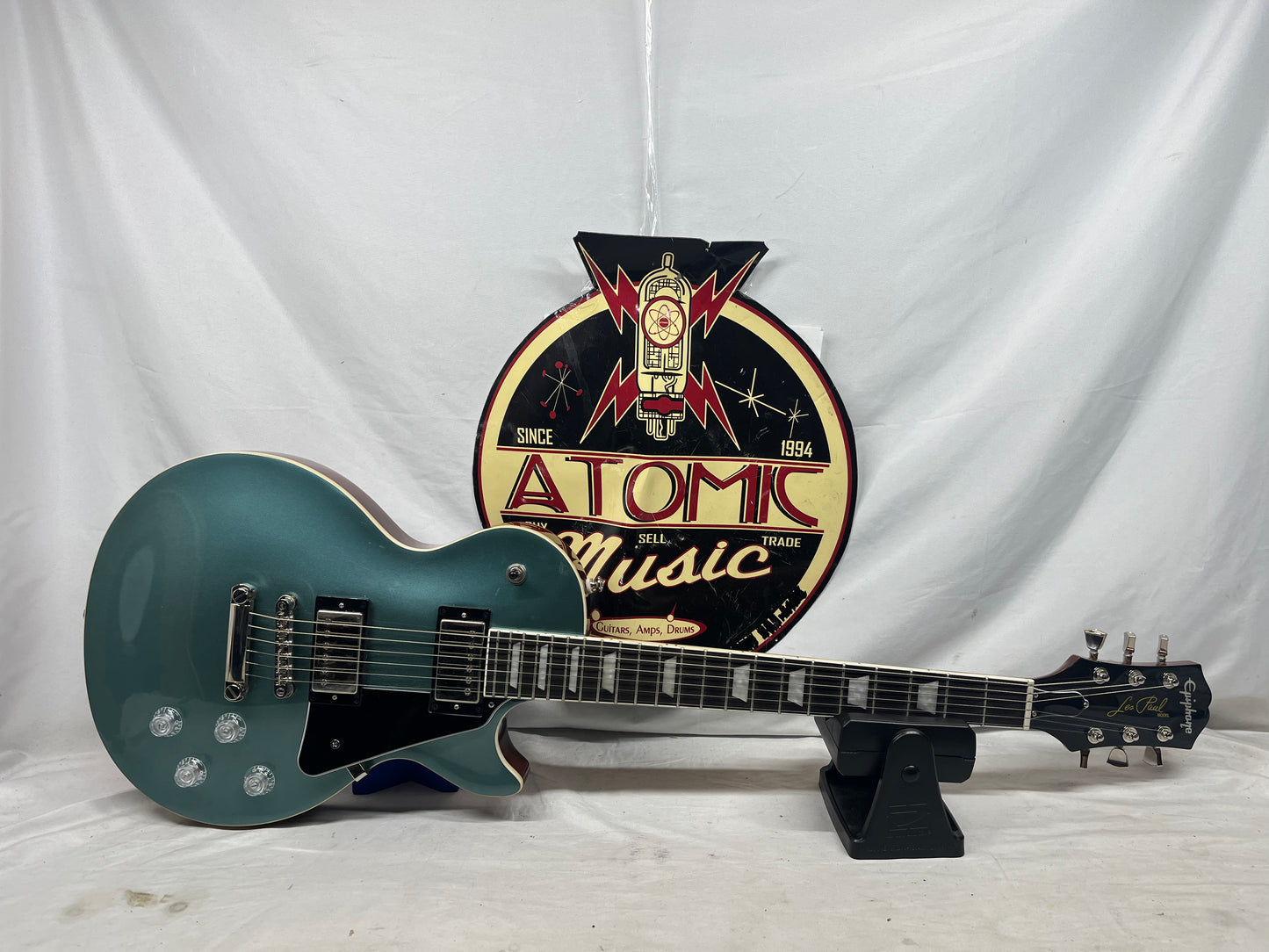 Epiphone Les Paul Modern Singlecut Electric Guitar - Faded Pelham Blue