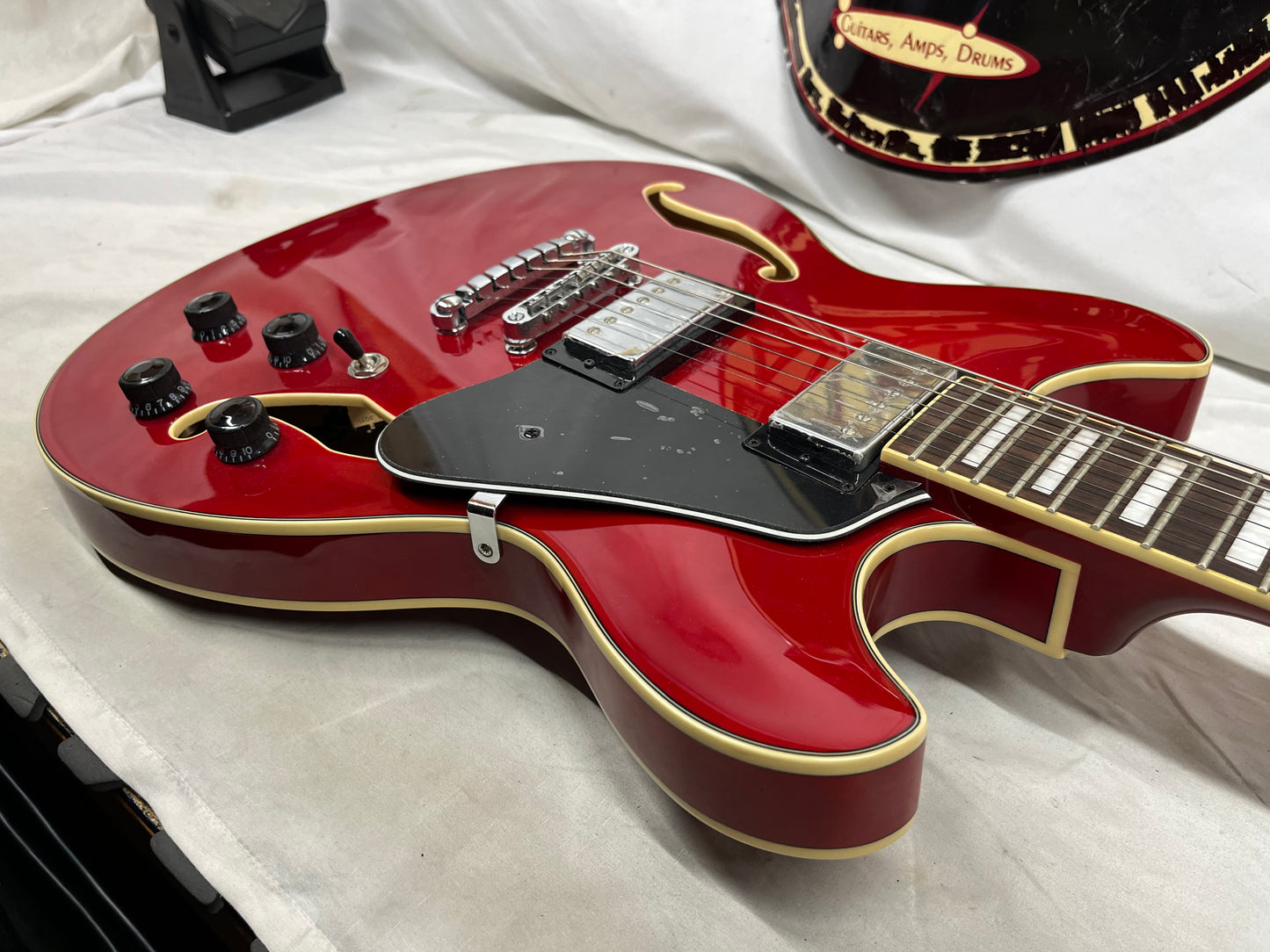 Ibanez Artcore Series AS73-TCD Semi-Hollow Body Electric Guitar - Transparent Cherry Red