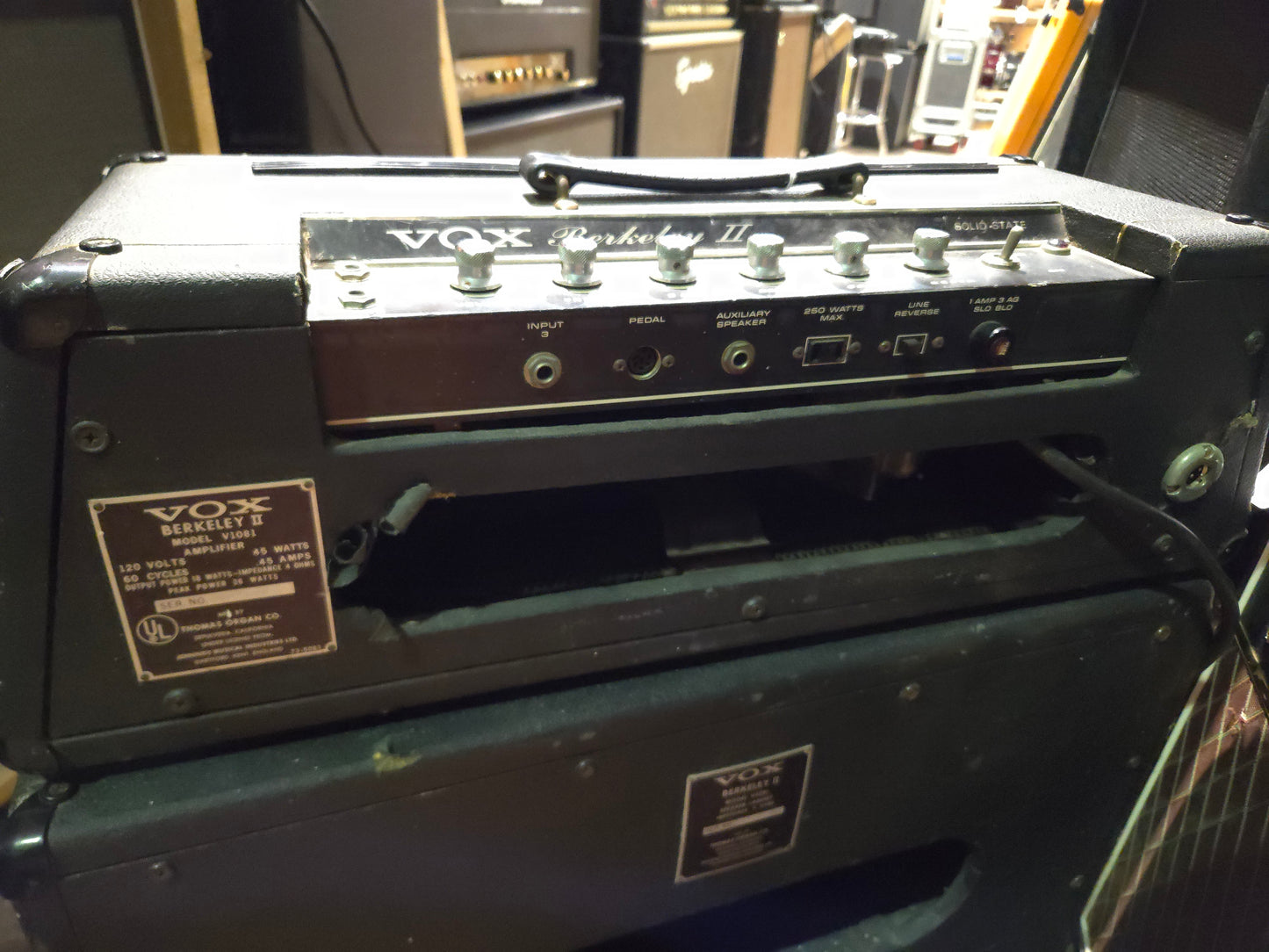 Vox V1081 Berkeley II Super Reverb 18-Watt Guitar Amp Head 1966 - 1967 - Local Pickup Only