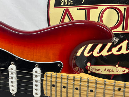 Fender Player Stratocaster Strat Plus Top Electric Guitar - Aged Cherry Burst