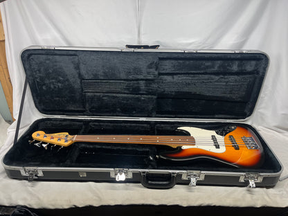 Fender Standard Jazz Bass V 5-String Electric Bass with Hard Case - Brown Sunburst