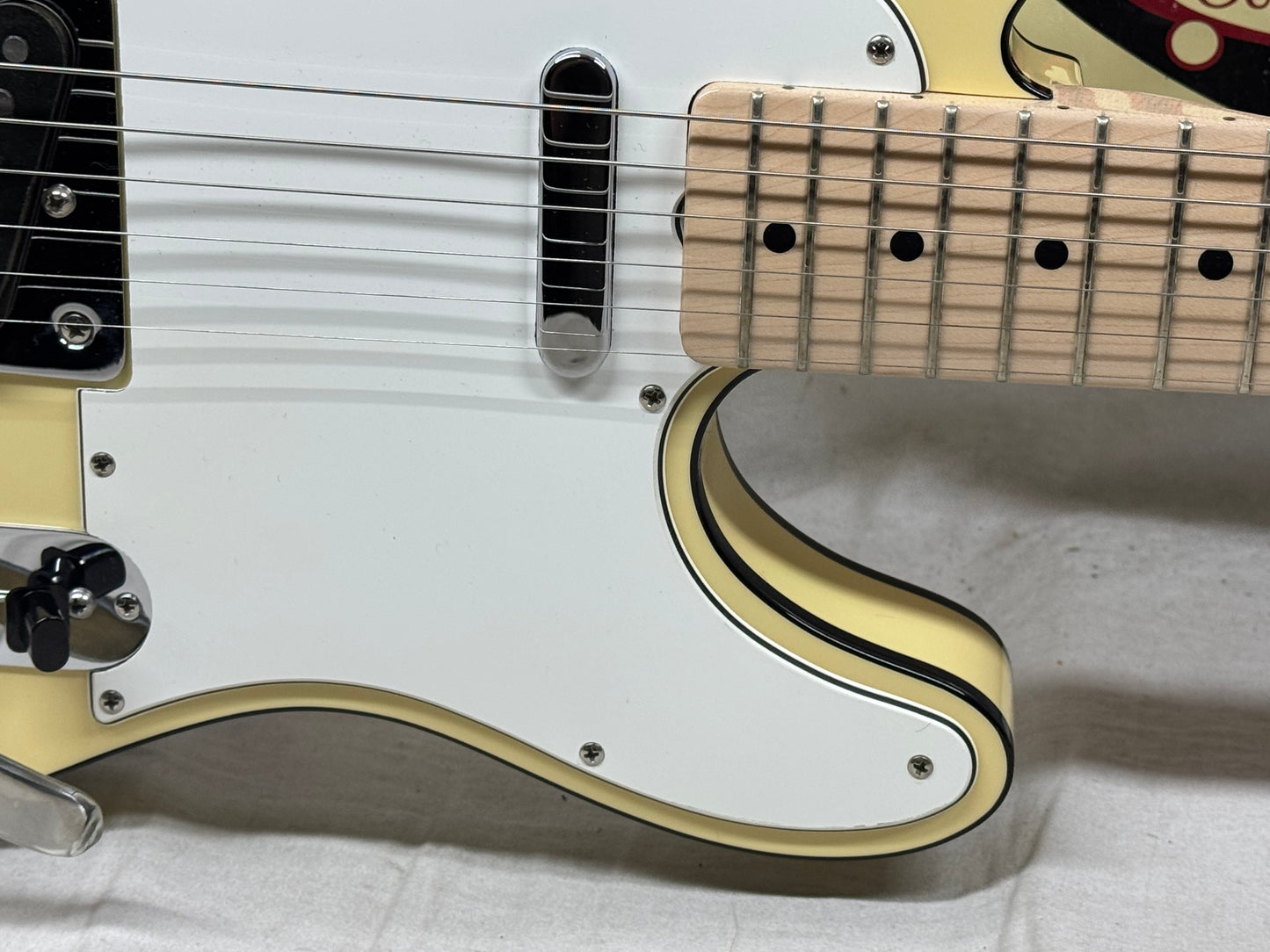 Fender USA Custom Shop 1969 '69 Telecaster Custom NOS Guitar with COA + Case 2014 - Vintage White - Double Black Binding / Maple neck