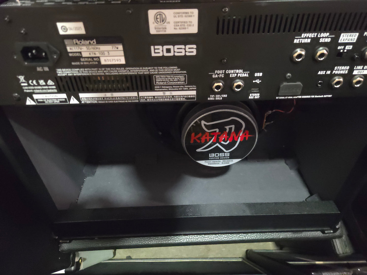 Boss Katana-100 Gen 3 100-Watt 1x12" Digital Modeling Guitar Combo 2024 - Present - Local Pickup Only