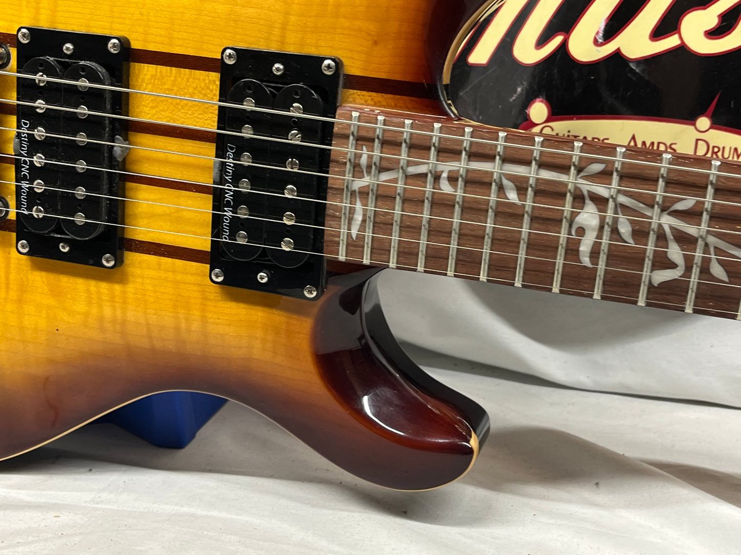 IYV IP-300 Doublecut Electric Guitar with Tree of Life fret Inlay- Tobacco Sunburst