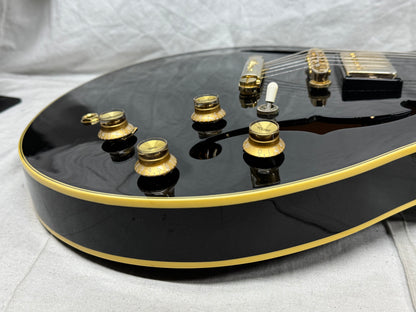 Yamaha Super Axe SA-2100 SA2100 Semi-Hollowbody Guitar with Epiphone Case - MIJ Made In Japan - Black