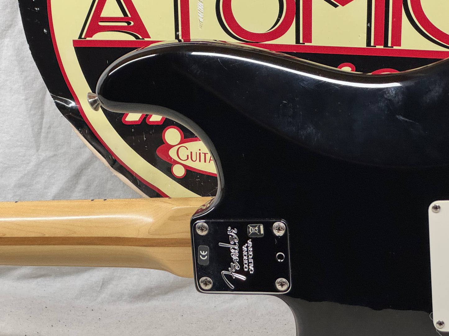 Fender USA Eric Clapton Stratocaster Guitar with Case 2006 - Black / Maple neck