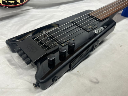 Hohner B2 HH Headless Fretless 4-String Electric Bass with Hard Case