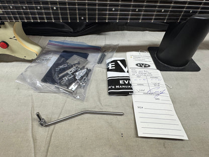 EVH Limited Edition Striped Series Wolfgang Special Guitar with Gig Bag 2026 - Distressed Ivory