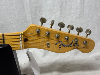 Fender USA Custom Shop 1959 '59 Telecaster Journeyman Guitar with COA + Case 2024 - Aged Sonic Blue / Maple neck