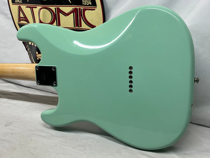 Squier Tom DeLonge Signature Stratocaster Strat Electric Guitar - Surfboard Green
