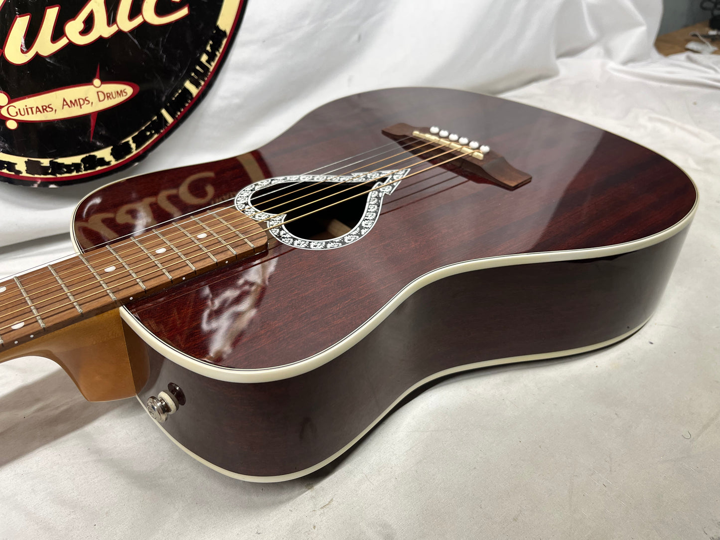 Fender California Series Alkaline Trio Malibu Acoustic Guitar - Natural