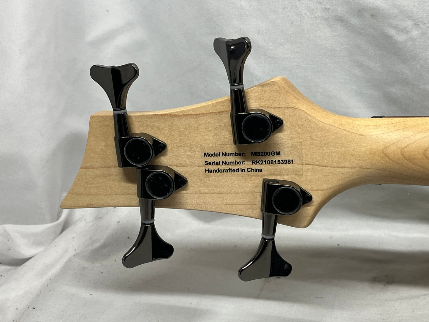 Mitchell MB200 4-String Electric Bass - Gunmetal