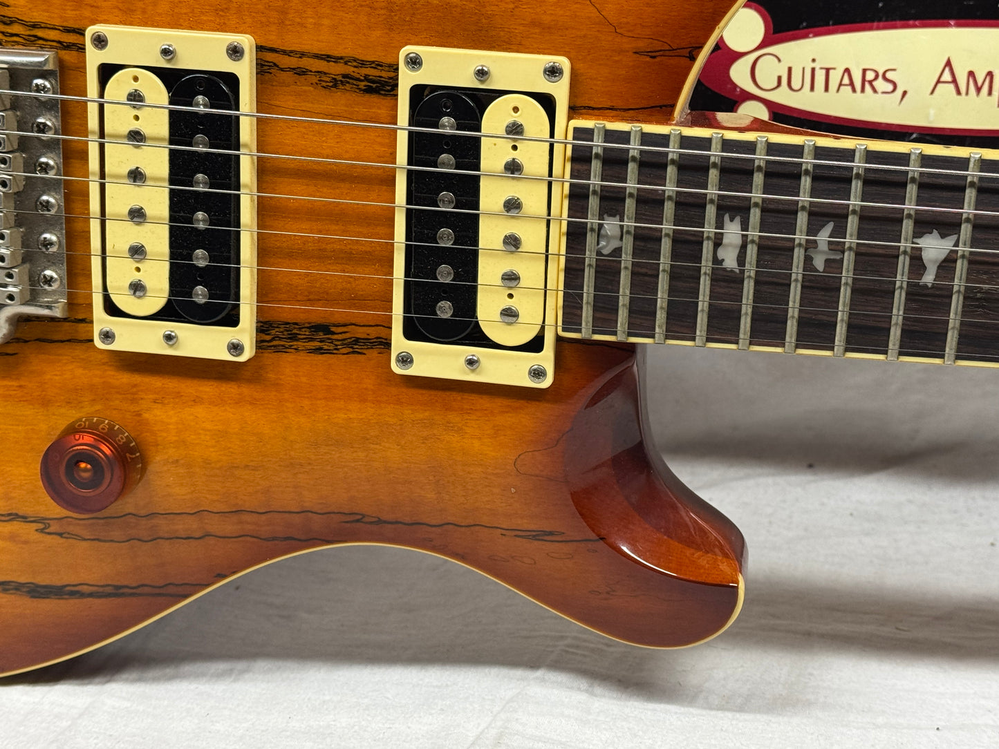 PRS Paul Reed Smith SE Custom 24 Guitar - Limited Edition Exotic Top 2015 - Spalted Maple
