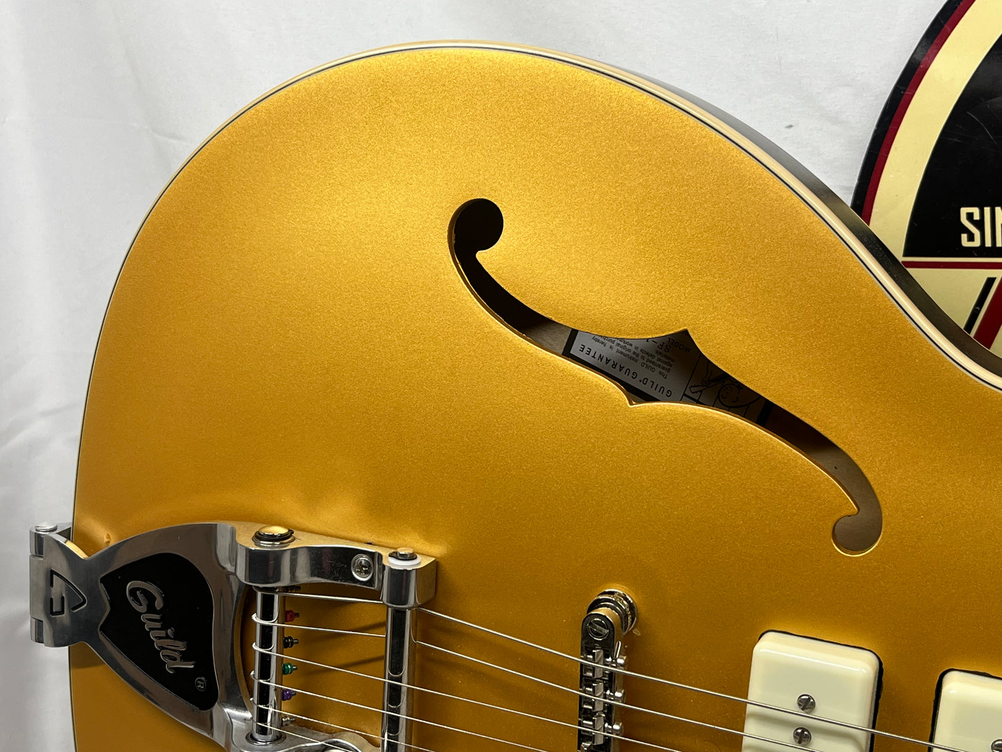 Guild SF-1 Starfire 1 Jet 90 Semi-Hollow Body Electric Guitar - Satin Gold