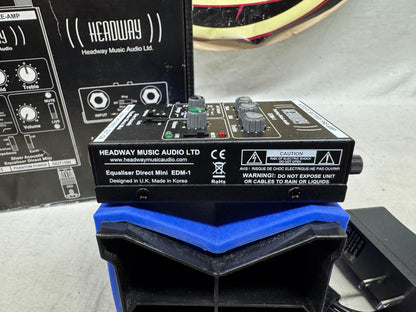 Headway Music Audio EDM-1 edm1 Acoustic Battery Preamp Module with Power Supply + Box
