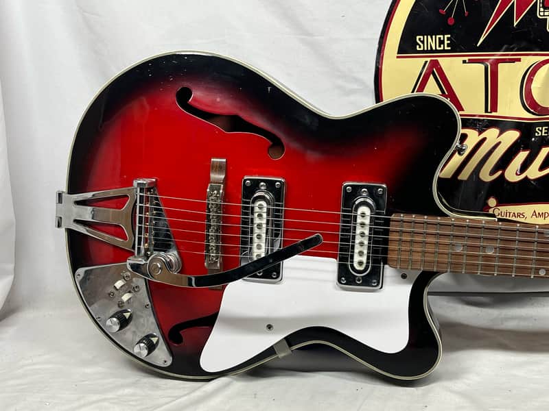 Teisco Imperial Hollow Body Electric Guitar - Image 2