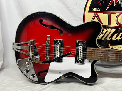 Teisco Imperial Hollow Body Electric Guitar - Image 2