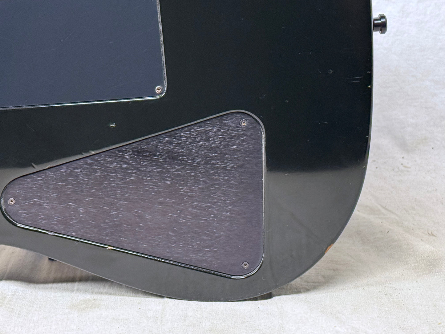 Hamer USA Chaparral Guitar with Case - Black - headstock repaired!
