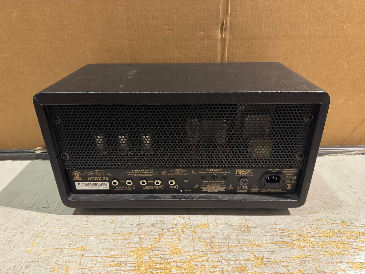 PRS Paul Reed Smith HDRX 20 20-Watt Tube Guitar Amplifier Head - *missing handle*