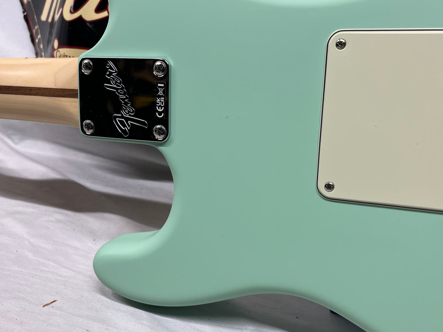 Fender American Performer Stratocaster Strat HSS Electric Guitar - Satin Surf Green