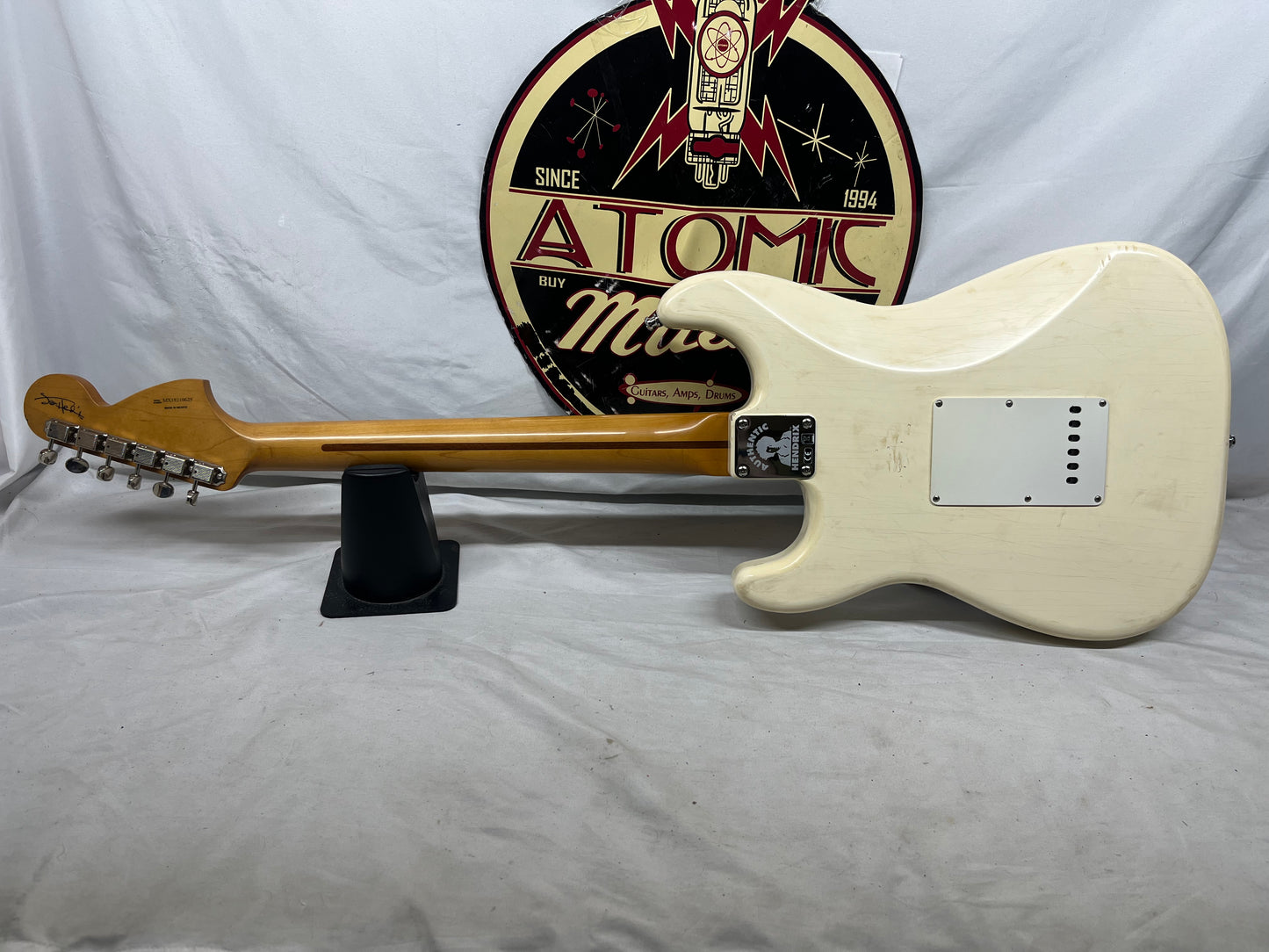 Fender Jimi Hendrix Stratocaster Strat Electric Guitar - Olympic White