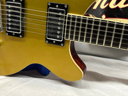 Agile Harm Semi-Hollow Body Electric Guitar - Gold Top