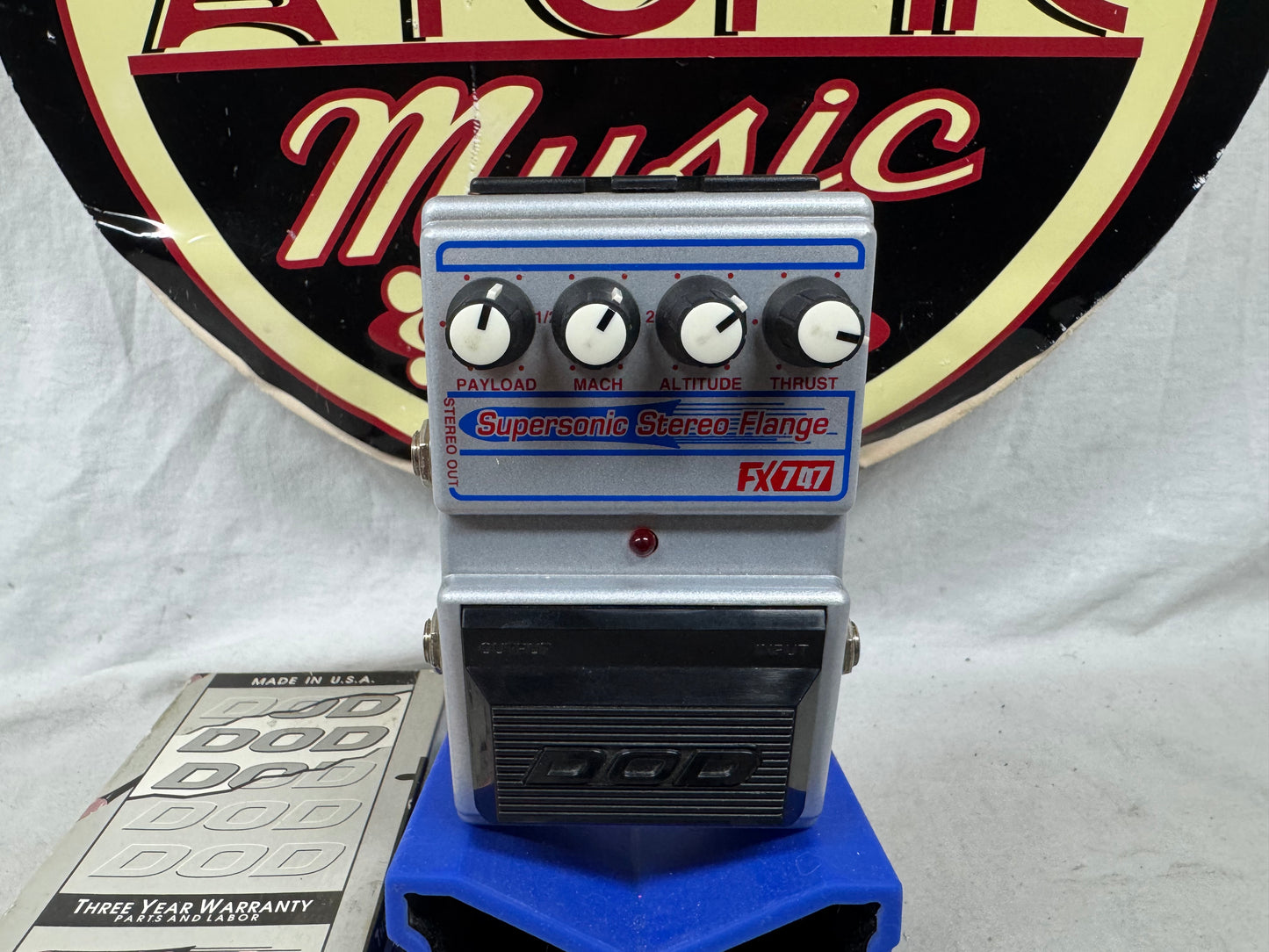 DOD Lamb Series FX747 Supersonic Stereo Flange Flanger Pedal with Box