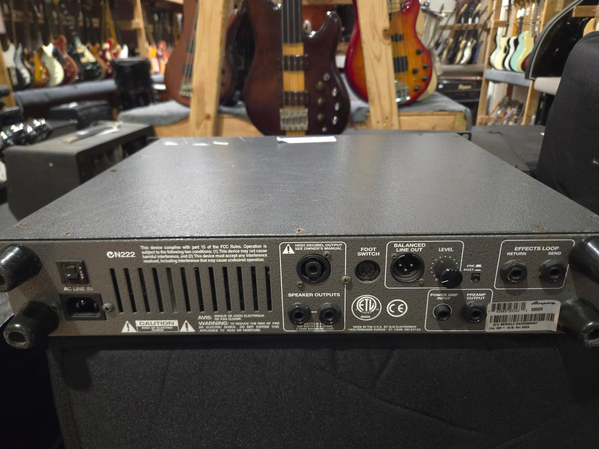 Ampeg B500DR 500-Watt Programmable Bass Amp Head 2000s - Local Pickup Only