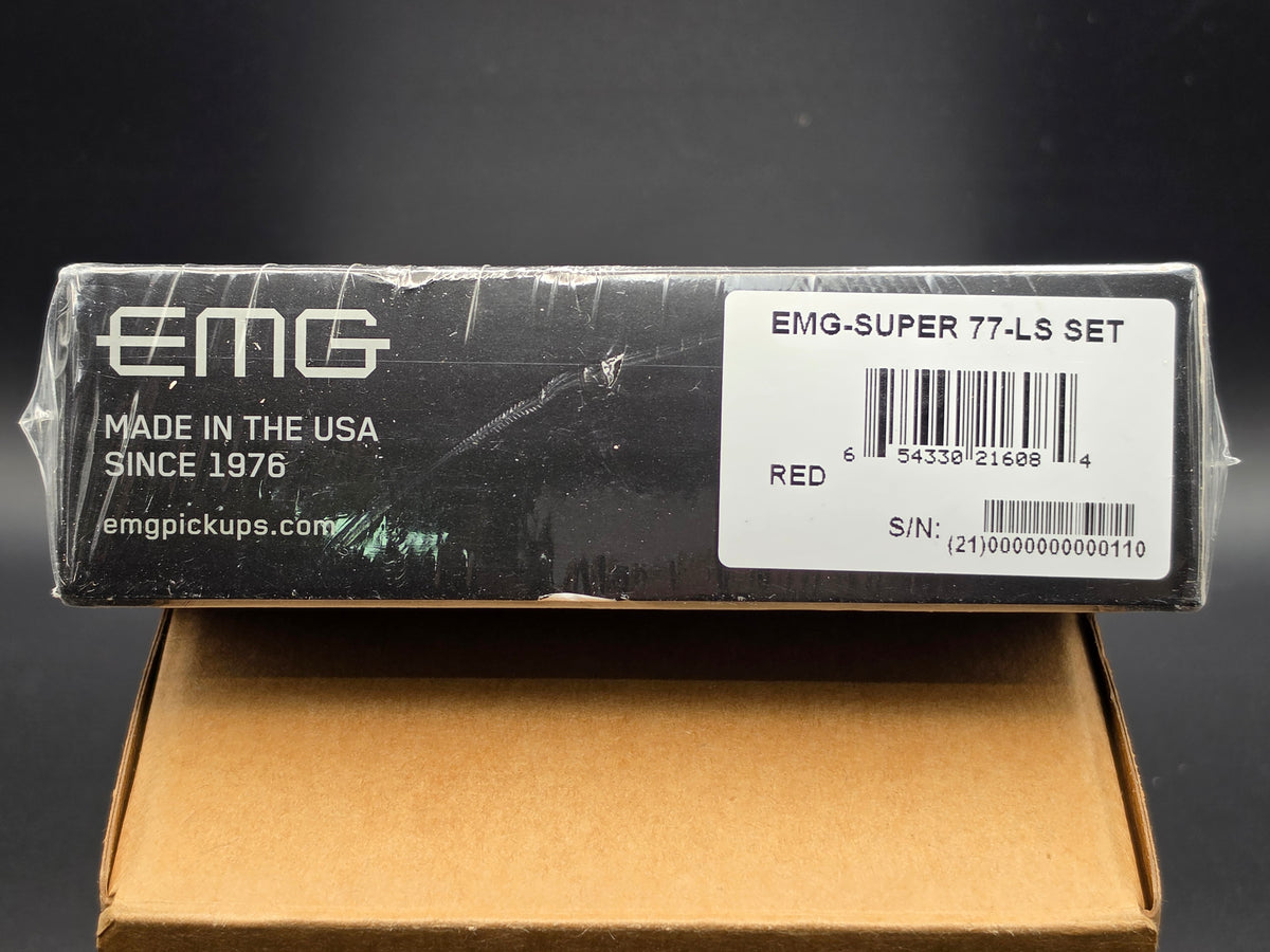 EMG Super 77-LS Guitar Pickup Set (Red)