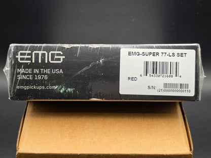 EMG Super 77-LS Guitar Pickup Set (Red)