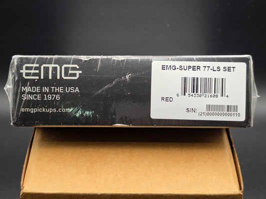 EMG Super 77-LS Guitar Pickup Set (Red)