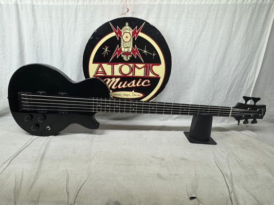 Gibson LPB-1/5 lpb-1 5 lpb1/5 Les Paul Special Bass Singlecut 5-string Bass 1998 - Ebony / Black