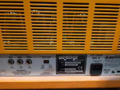 Orange Rockerverb 100 MK II 2-Channel 100-Watt Guitar Amp Head 2010 - 2014 - Orange - Local Pickup Only