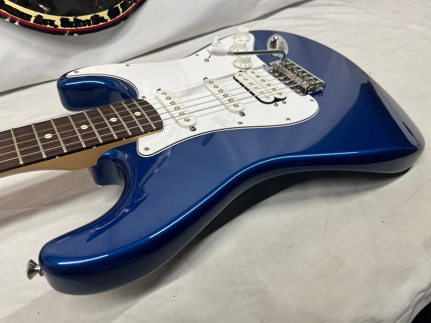 Fender Standard Stratocaster strat HSS Electric Guitar MIM - Made in Mexico- Electron Blue