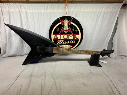Washburn USA Custom Shop Vindicator Flying V Guitar with Case - Black
