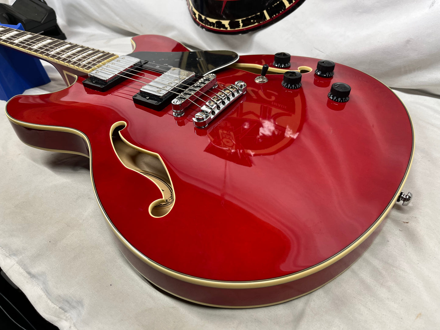 Ibanez Artcore Series AS73-TCD Semi-Hollow Body Electric Guitar - Transparent Cherry Red