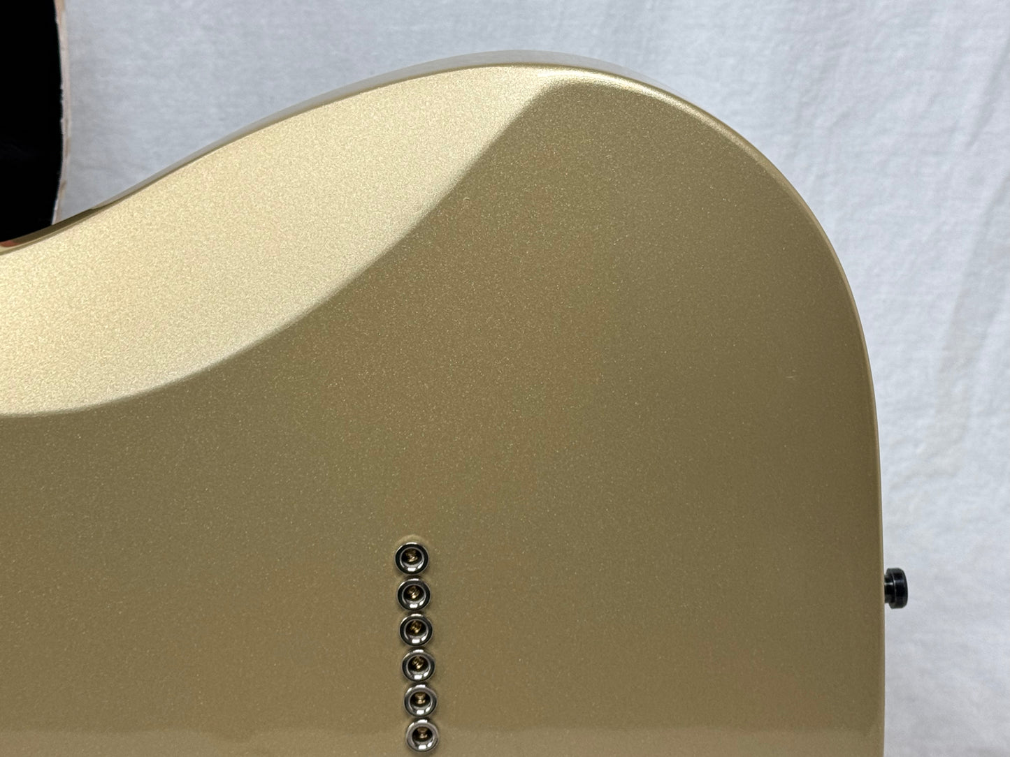 Fender Chris Shiflett Telecaster Deluxe Guitar with Case 2019 - Shoreline Gold / Rosewood fingerboard