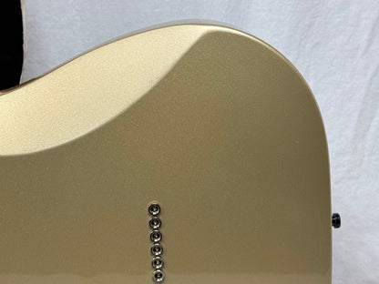 Fender Chris Shiflett Telecaster Deluxe Guitar with Case 2019 - Shoreline Gold / Rosewood fingerboard