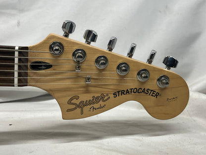 Squier Deluxe Series Stratocaster strat Electric Guitar - Antique Burst