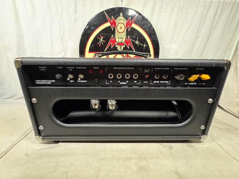 Amplified Nation PF 50W Phoenix Fury 50 Watt Tube Guitar Amplifier Head - Image 8