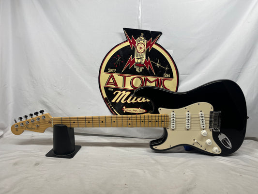 Fender American Stratocaster Strat Left Handed Lefty Electric Guitar - Black