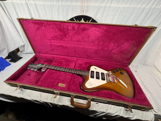 Gibson Firebird III 3 Non-Reverse Guitar with Case 1968 - Sunburst