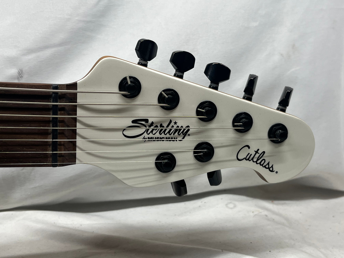 Ernie Ball Music Man Jason Richardson Signature Sterling Cutlass 7 7-String Electric Guitar - Pearl White