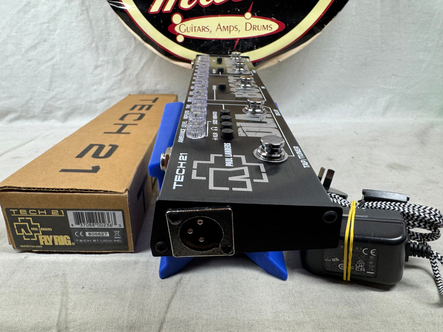 Tech 21 PL1 pl 1 Paul Landers Signature FlyRig Guitar Multi-Effects Pedal with Power Supply + Box