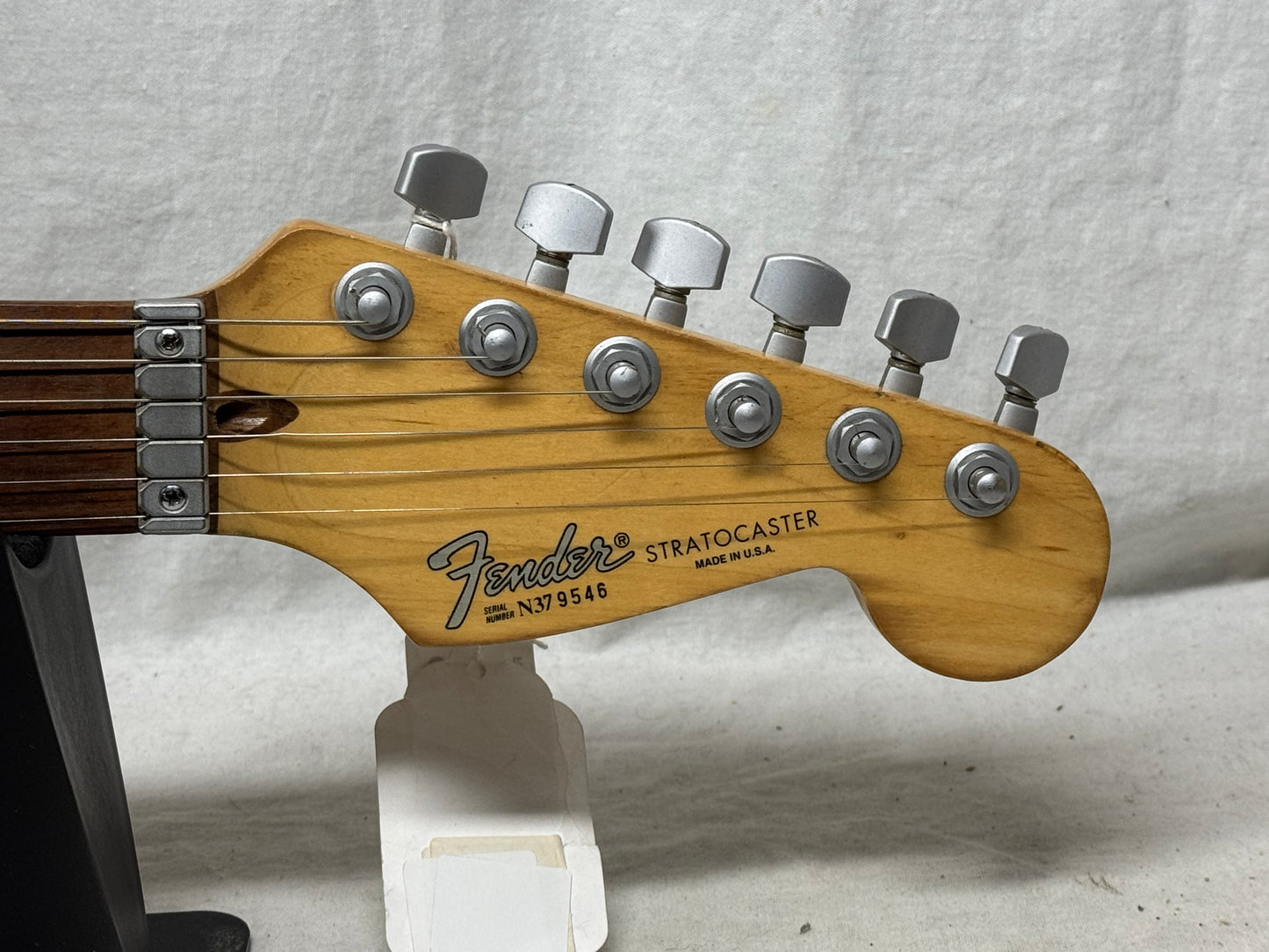 Fender USA Stratocaster Plus Guitar with TKL Case 1993 - Black / Rosewood fingerboard