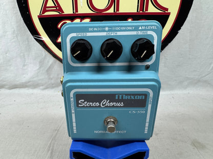 Maxon CS-550 cs550 Stereo Chorus Pedal - MIJ Made In Japan