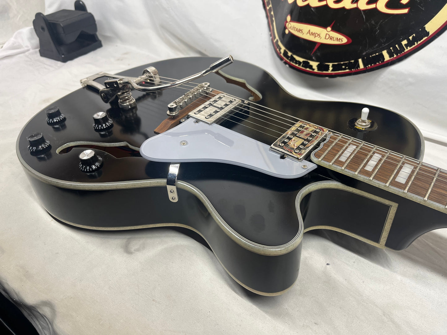 Epiphone Swingster Semi-Hollow Body Electric Guitar - Black Aged Gloss