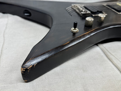 Ibanez X Xiphos Series XPT700FN xpt700 xpt 700 fn Guitar with Case - crack in body - Rusty Glitter Flat - sanded off in most areas - 2008
